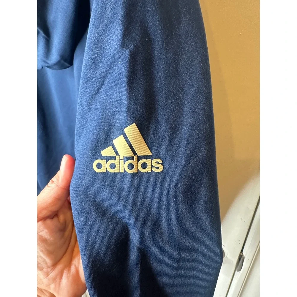 Adidas Georgia Southern Eagles NCAA Navy Blue Climawarm Hoodie Mens Large NEW